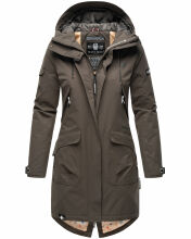 Navahoo Pfefferschote Damen Parka Anthrazit...