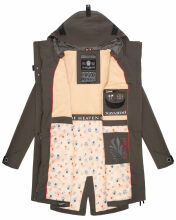 Navahoo Pfefferschote Damen Parka Anthrazit Gr&ouml;&szlig;e M - Gr. 38