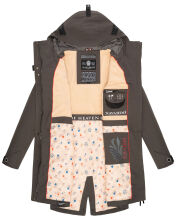 Navahoo Pfefferschote Damen Parka Anthrazit Gr&ouml;&szlig;e XXL - Gr. 44