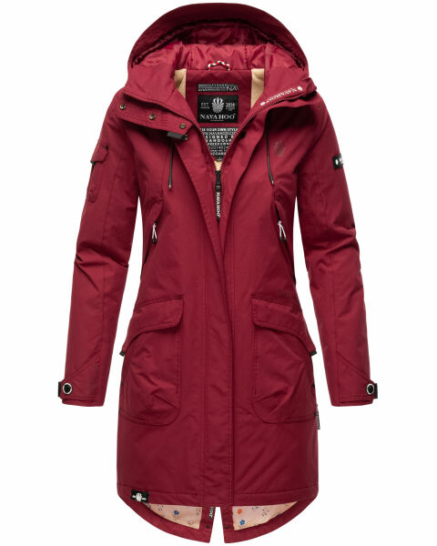 Navahoo Pfefferschote Damen Parka Rot Größe XS - Gr. 34