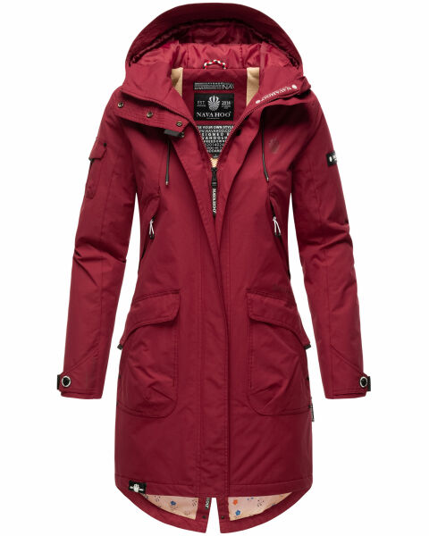 Navahoo Pfefferschote Damen Parka Rot Größe S - Gr. 36