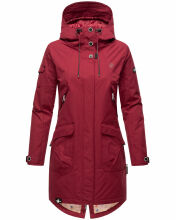 Navahoo Pfefferschote Damen Parka Rot Größe S - Gr. 36