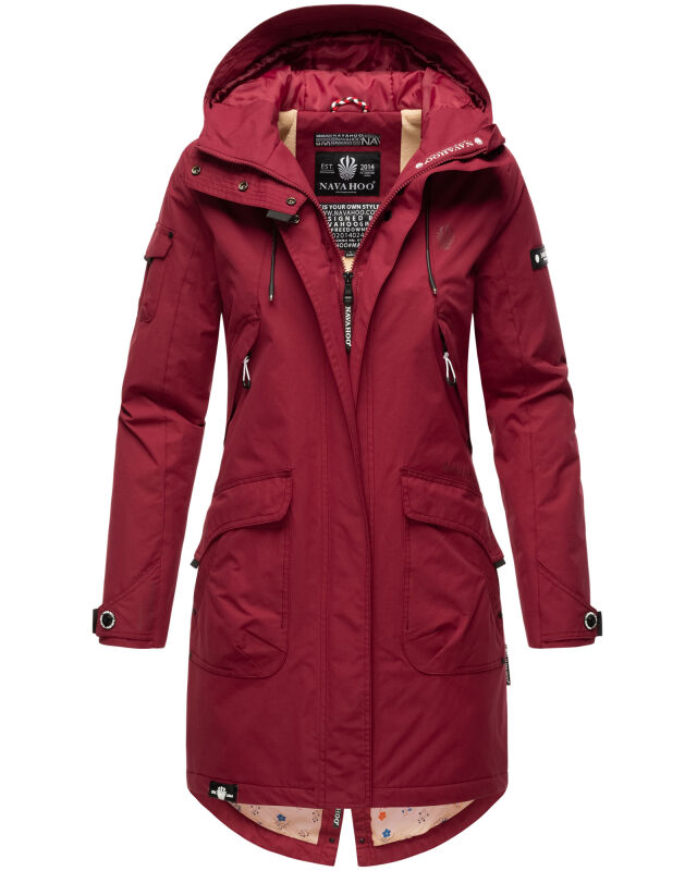 Navahoo Pfefferschote Damen Parka Rot Gr&ouml;&szlig;e XL - Gr. 42