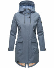 Navahoo Pfefferschote Damen Parka Blau Größe S - Gr. 36