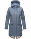 Navahoo Pfefferschote Damen Parka Blau Größe S - Gr. 36