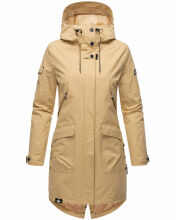 Navahoo Pfefferschote Damen Parka Beige Gr&ouml;&szlig;e XS - Gr. 34