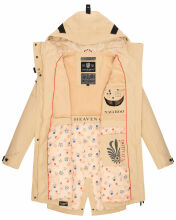 Navahoo Pfefferschote Damen Parka Beige Gr&ouml;&szlig;e M - Gr. 38