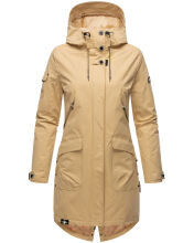 Navahoo Pfefferschote Damen Parka Beige Gr&ouml;&szlig;e XL - Gr. 42