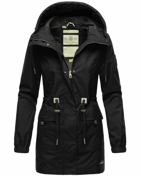 Navahoo Neophee Damen Softshell Parka Schwarz-Gr.XS