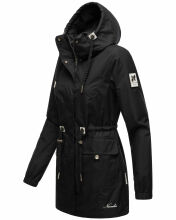 Navahoo Neophee Damen Softshell Parka Schwarz-Gr.XS