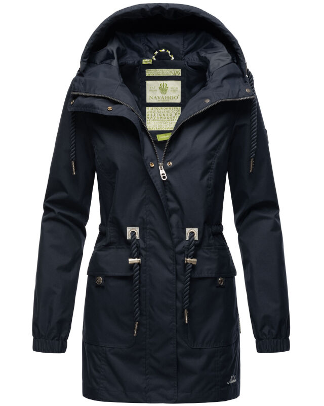 Navahoo Neophee Damen Softshell Parka Navy-Gr.M