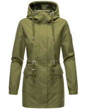 Navahoo Neophee Damen Softshell Parka Olive-Gr.XS