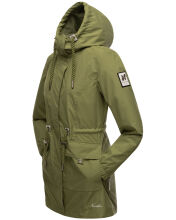 Navahoo Neophee Damen Softshell Parka Olive-Gr.XS