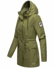 Navahoo Neophee Damen Softshell Parka Olive-Gr.S