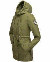 Navahoo Neophee Damen Softshell Parka Olive-Gr.S