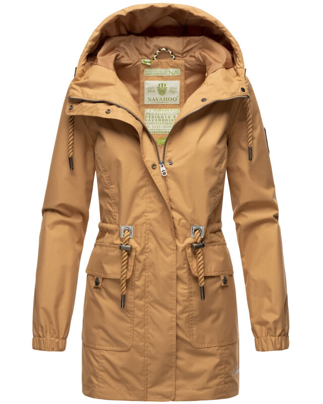 Navahoo Neophee Damen Softshell Parka Camel-Gr.XL