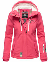 Marikoo Kleinezicke Damen Softshell Jacke Pink-Gr.XL