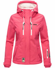 Marikoo Kleinezicke Damen Softshell Jacke Pink-Gr.XL