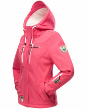 Marikoo Kleinezicke Damen Softshell Jacke Pink-Gr.XL