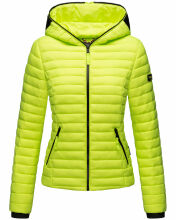 Navahoo Kimuk Damen Übergangs Steppjacke Neon Grün Größe XS - Gr. 34