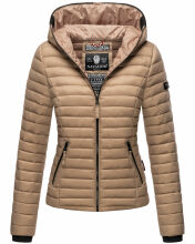 Navahoo Kimuk Damen Übergangs Steppjacke Taupe Grau Größe XL - Gr. 42