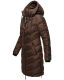 Marikoo Armasa lange Damen Winter Steppjacke Dunkel Schoko Größe XS - Gr. XS