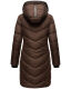 Marikoo Armasa lange Damen Winter Steppjacke Dunkel Schoko Größe XS - Gr. XS