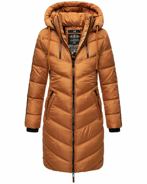 Marikoo Armasa lange Damen Winter Steppjacke Cinnamon Größe XS - Gr. XS