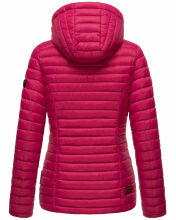 Marikoo Asraa Damen Übergangsjacke Steppjacke Fuchsia Größe L - Gr. 40