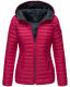 Marikoo Asraa Damen Übergangsjacke Steppjacke Fuchsia Größe L - Gr. 40