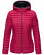 Marikoo Asraa Damen Übergangsjacke Steppjacke Fuchsia Größe L - Gr. 40