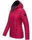 Marikoo Asraa Damen Übergangsjacke Steppjacke Fuchsia Größe L - Gr. 40