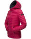 Marikoo Asraa Damen Übergangsjacke Steppjacke Fuchsia Größe L - Gr. 40
