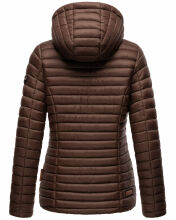 Marikoo Asraa Damen &Uuml;bergangsjacke Steppjacke Dunkel Schoko Gr&ouml;&szlig;e XXL - Gr. 44