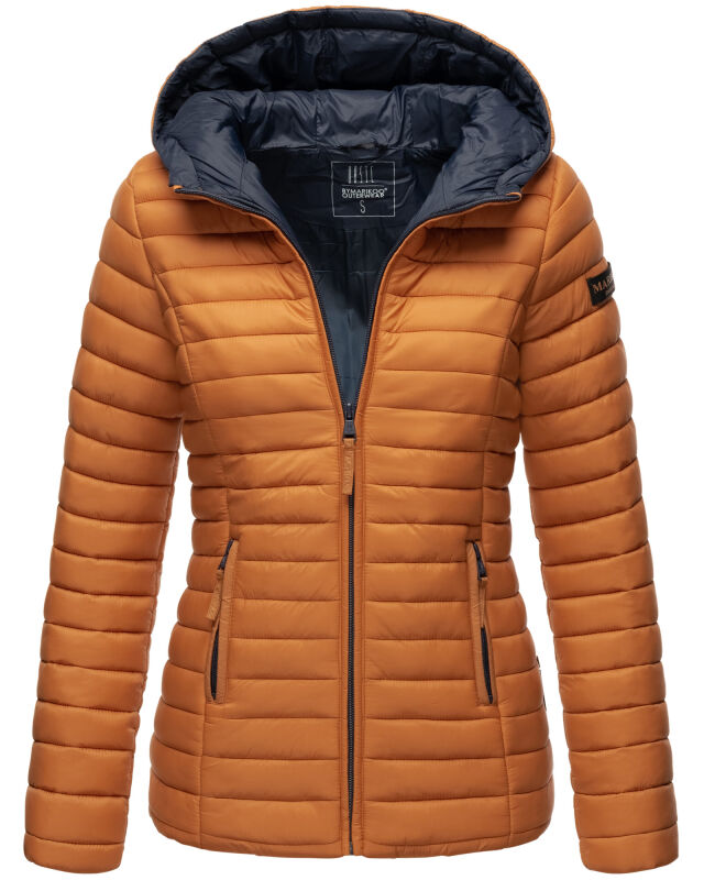 Marikoo Asraa Damen &Uuml;bergangsjacke Steppjacke Cinnamon Gr&ouml;&szlig;e XS - Gr. 34