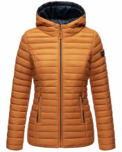 Marikoo Asraa Damen &Uuml;bergangsjacke Steppjacke Cinnamon Gr&ouml;&szlig;e XS - Gr. 34