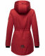 Navahoo Avrille Damen Parka Winterjacke mit Kapuze Blood Red Größe M - Gr. 38