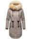 Navahoo Bombii ladies winter jacket long with faux fur  Größe L - Gr. 40