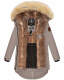 Navahoo Bombii ladies winter jacket long with faux fur  Größe L - Gr. 40