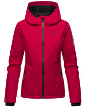 Marikoo Brombeere Damen &Uuml;bergangsjacke Fr&uuml;hlings Jacke Fuchsia Gr&ouml;&szlig;e M - Gr. 38