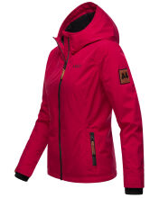 Marikoo Brombeere Damen &Uuml;bergangsjacke Fr&uuml;hlings Jacke Fuchsia Gr&ouml;&szlig;e M - Gr. 38