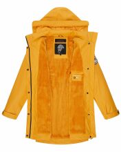 Navahoo Deike ladies rain jacket raincoat long teddy fur  Größe XS - Gr. 34