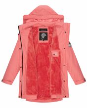Navahoo Deike ladies rain jacket raincoat long teddy fur  Größe XS - Gr. 34
