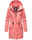 Navahoo Deike ladies rain jacket raincoat long teddy fur  Größe XS - Gr. 34