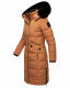 Navahoo Fahmiyaa Damen lange Winterjacke mit Kapuze Cinnamon Größe XS - Gr. 34