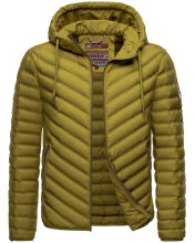 Navahoo Fey-Tun Herren Steppjacke Moos Grün Größe S - Gr. S