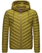 Navahoo Fey-Tun Herren Steppjacke Moos Grün Größe S - Gr. S