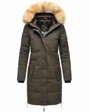 Navahoo Halina ladies winter quilted coat with faux fur...