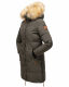 Navahoo Halina Damen Winter Steppmantel mit Kunstfell Anthrazit Größe XXL - Gr. 44