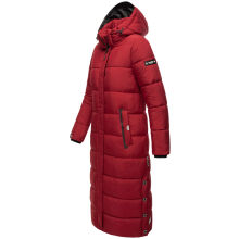 Navahoo Isalie Damen lange Winterjacke gesteppt Blood Red Größe M - Gr. 38